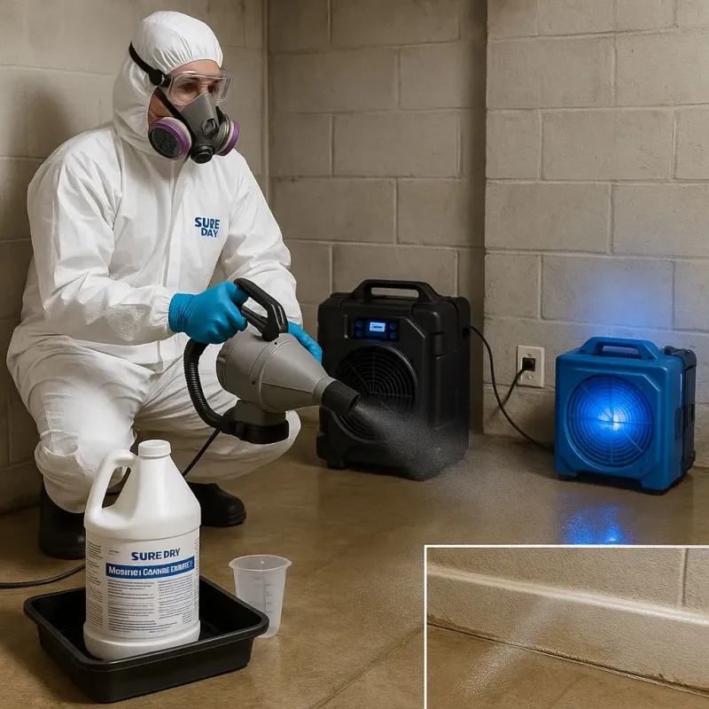 Sanitization and Odor Removal process in Weweantic, MA