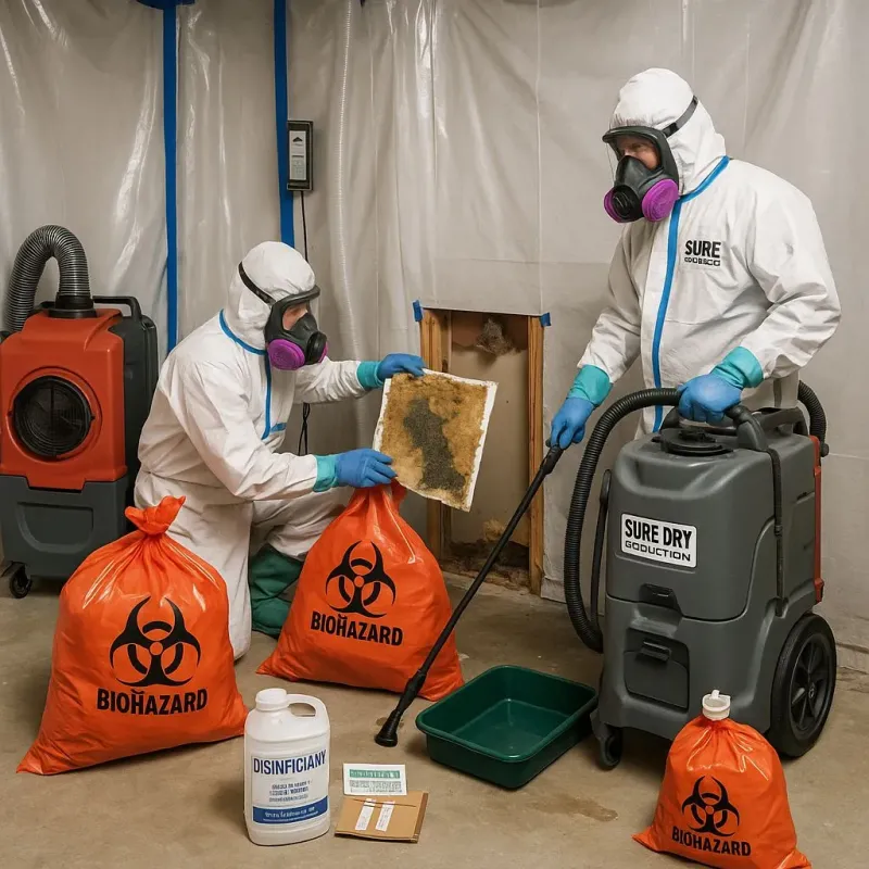 Contaminated Water Handling Protocols process in Weweantic, MA