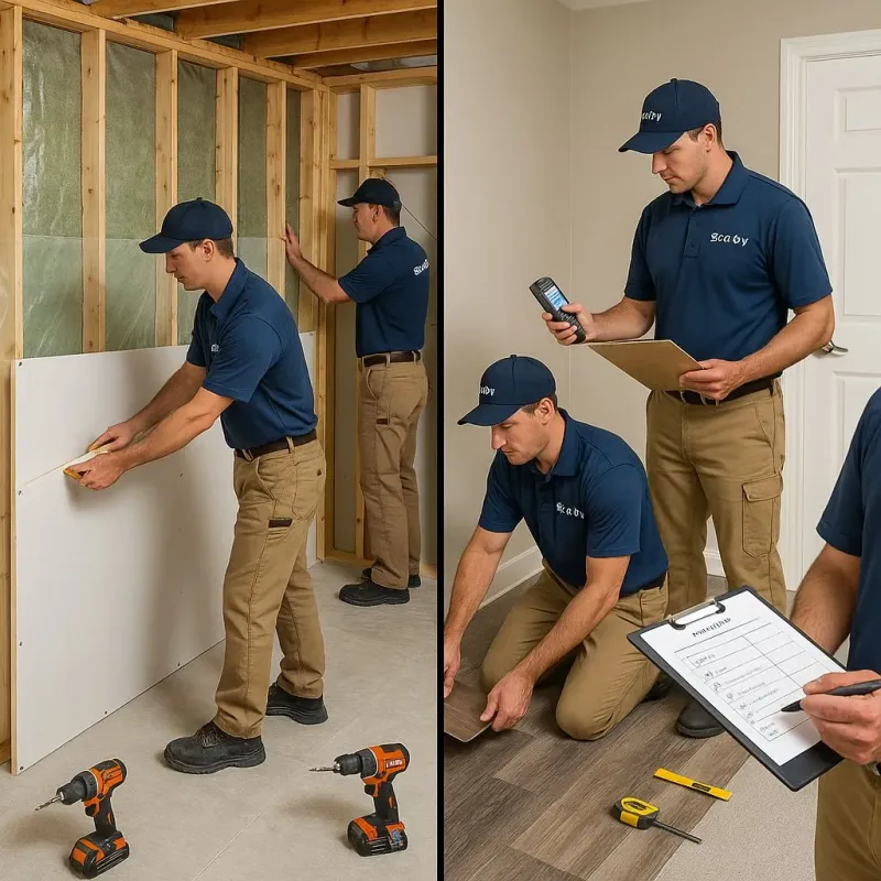 Repairs and Reconstruction process in Weweantic, MA